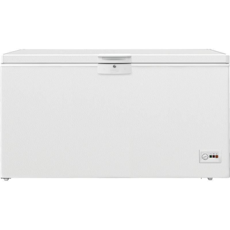 Beko congelatore a pozzetto 451lt e bianco hsm46740