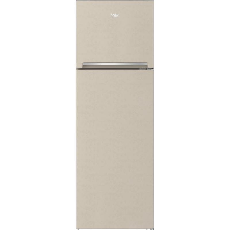 Beko frigo doppia porta statico310lt e 60cm beige marmor. rdsa310m40bn