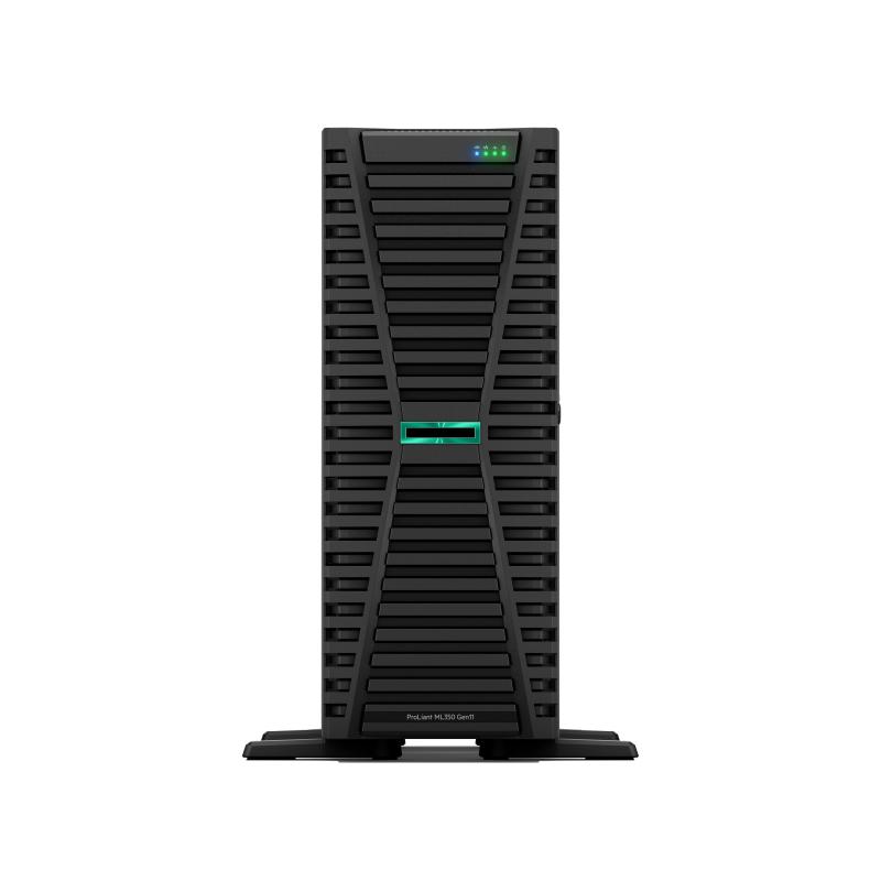 Server tower hpe ml350 gen11 xeon-s 4510 12c 2.40ghz 64gb ddr5 8x2.5 sff mr408i-o 4x1gbe ns204i-u 2x1000w 3y nbd smartch.