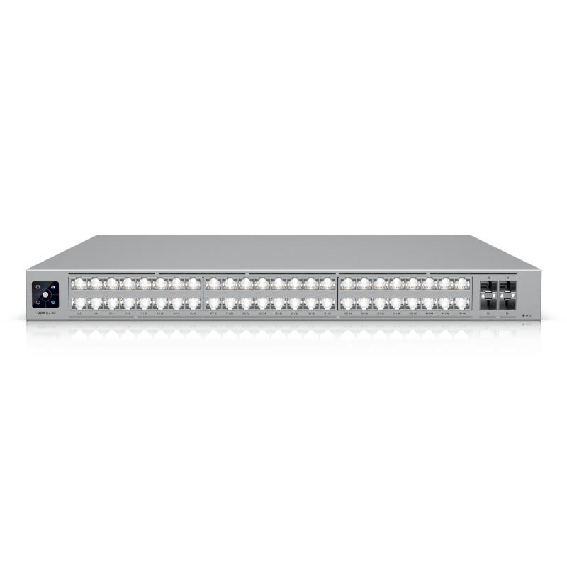 Switch unifi 48p ubiquiti usw-pro-xg-48-eu l3 etherlighting 32p 10gbe 16p 2,5gbe 4p 25g sfp28