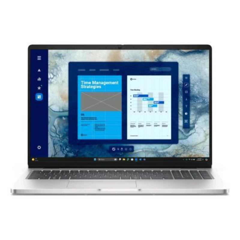 Dell pro 16 pc16250 16 full hd+ intel core ultra 7 255u ram 16gb-ssd 512gb nvme-intel graphics-wi-fi 6e + gigabit lan-win 11 prof platino (13f7m)