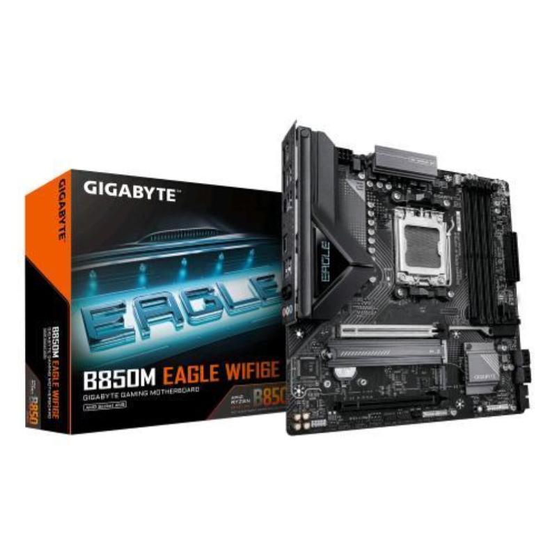 Gigabyte b850m eagle wifi6e amd b850 4*ddr5 2*m.2 4*sataiii am5 hdmi/2*displayport matx