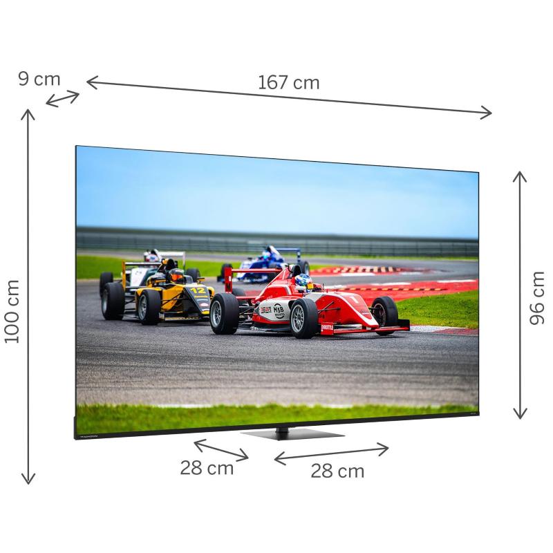 Tv 75 thomson uhd smart 4k qled piede google front speaker 144hz