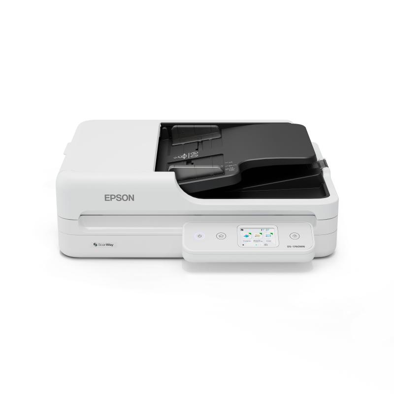 Epson workforce ds-1760wn scanner a piano e adf 1200 x 1200 dpi a4 nero, bianco