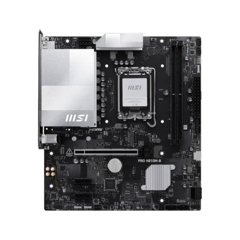 Msi pro h810m-b scheda madre intel h810 lga 1851 (socket v1) micro atx