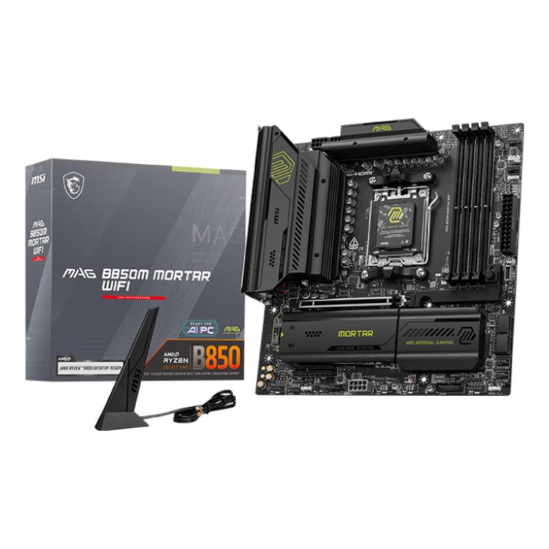 Msi mag b850m mortar wifi scheda madre amd b850 socket am5 micro atx