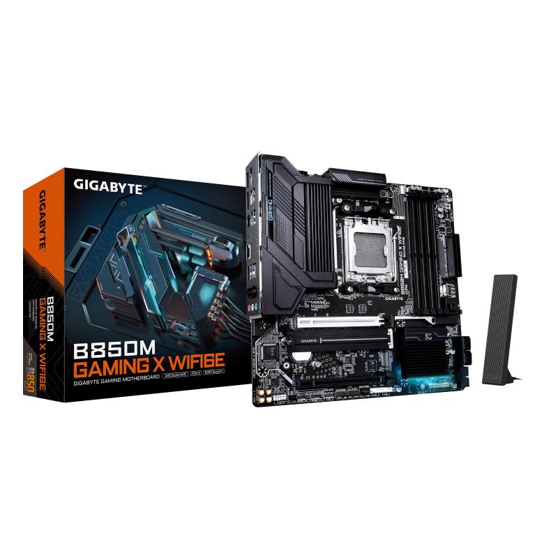 Gigabyte b850m gaming x wifi6e scheda madre - processori amd ryzen serie 9000, vrm digitale 10+2+2 fasi, fino a 8200mhz ddr5