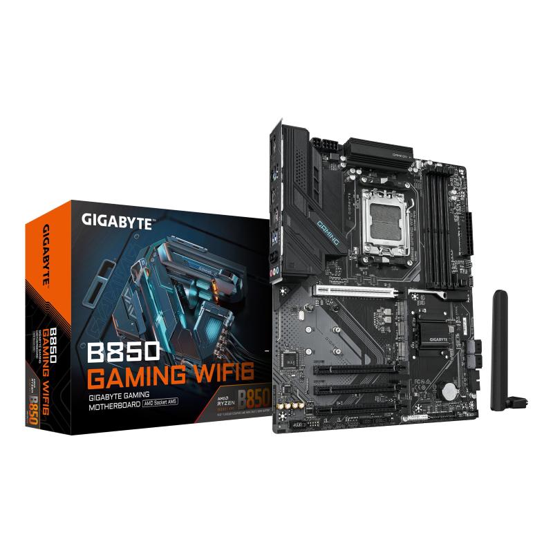 Gigabyte b850 gaming wifi6 scheda madre - cpu amd ryzen serie 9000, vrm digitale 6+2+2 fasi, fino a 8200mhz ddr5 (oc), 1xpcie
