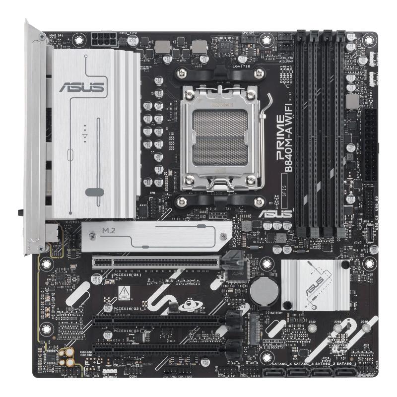 Asus prime b840m-a wifi amd b840 socket am5 micro atx