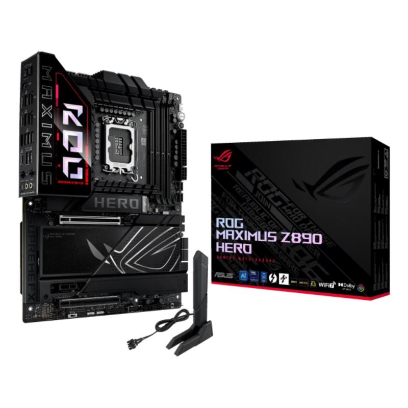 Asus rog maximus z890 hero intel z890 lga 1851 (socket v1) atx