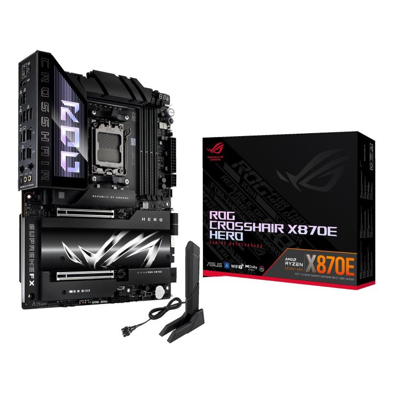 Asus rog crosshair x870e hero amd x870e socket am5 atx