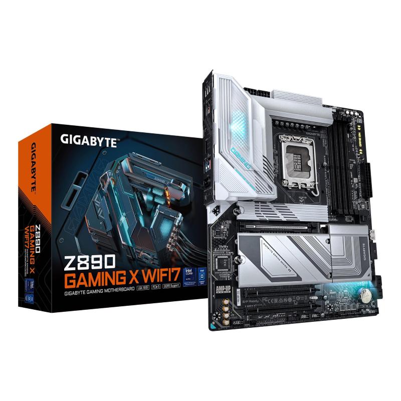 Gigabyte z890 gaming x wifi7 scheda madre - supporta cpu intel core ultra (serie 2), vrm a 16+1+2 fasi, fino a 8800mhz ddr5