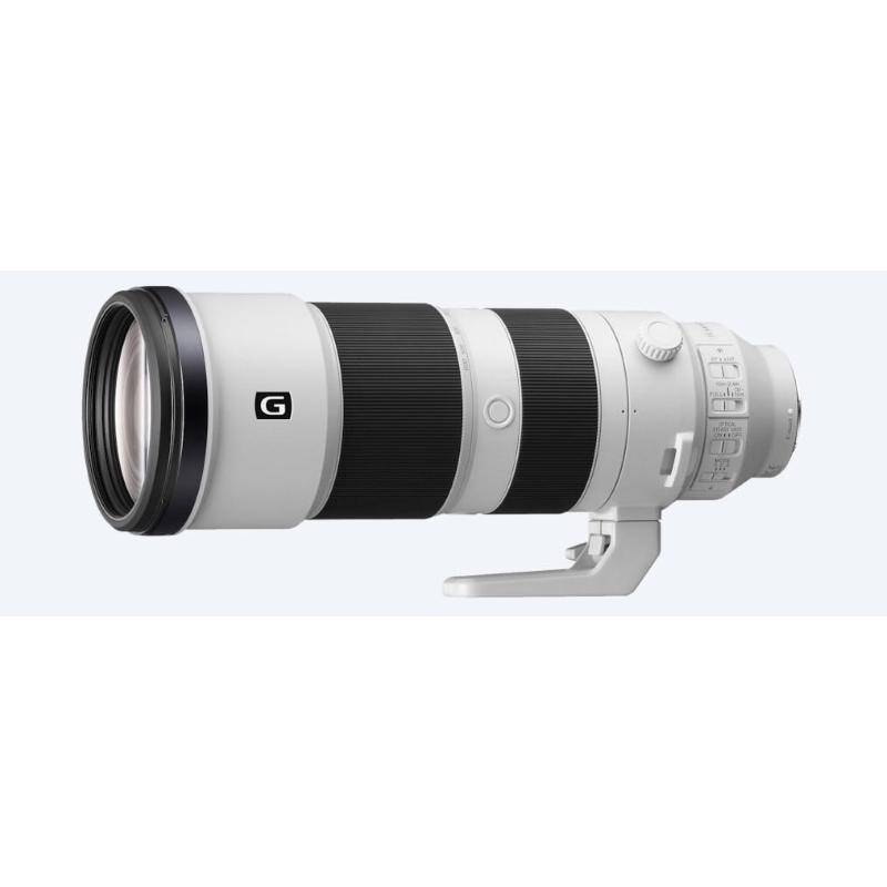 Sony fe 200-600 mm f5.6-6.3 g oss milc teleobiettivo zoom bianco