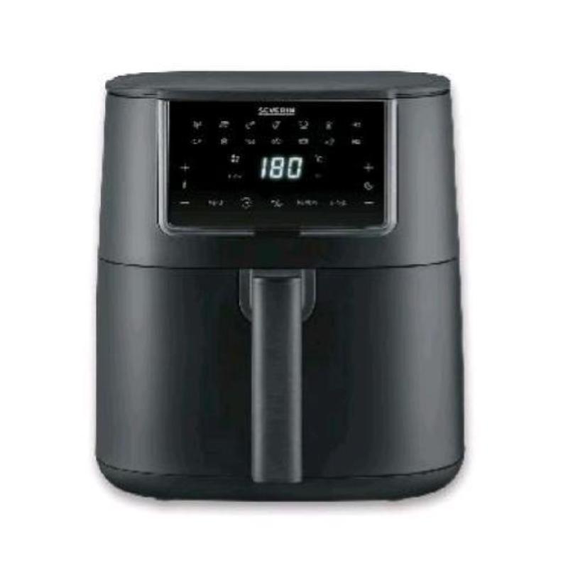 Severin airfrier friggitrice ad aria 7 lt 1700w 12 programmi display touch funzione memoria nero