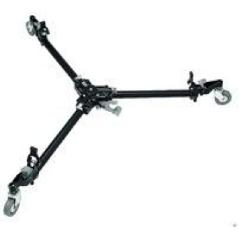 Manfrotto 181b automatic folding dolly black treppiede 3 gamba/gambe nero