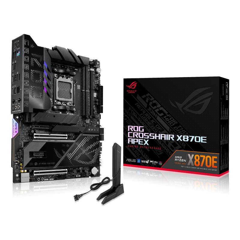 Asus rog crosshair x870e apex amd x870e socket am5 atx