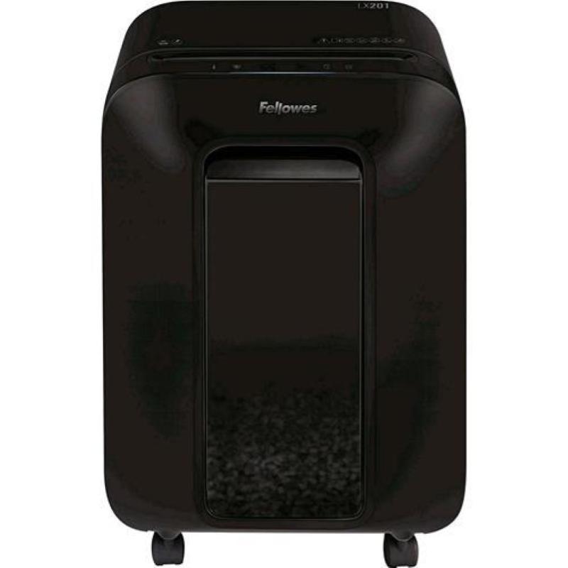 Fellowes lx201 intellibar distruggidocumenti a microframmento cestino 22lt capacita` 12 fogli nero