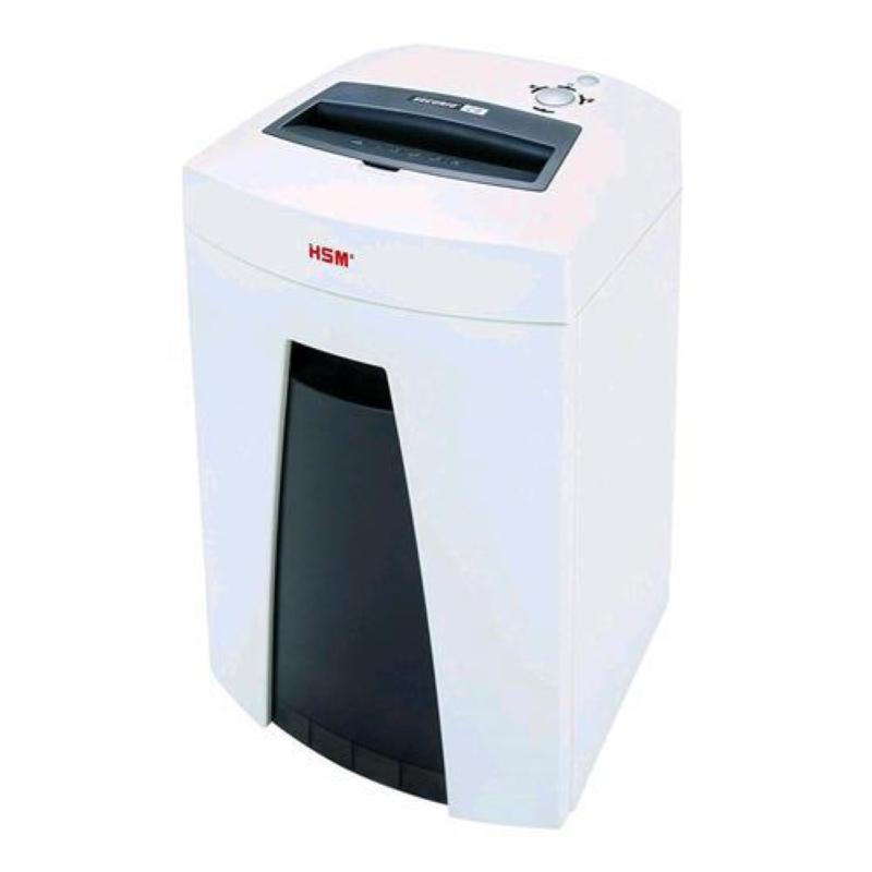 Hsm securio c18 distruggidocumenti a frammento cestino 25lt capacita` 9 fogli col. bianco