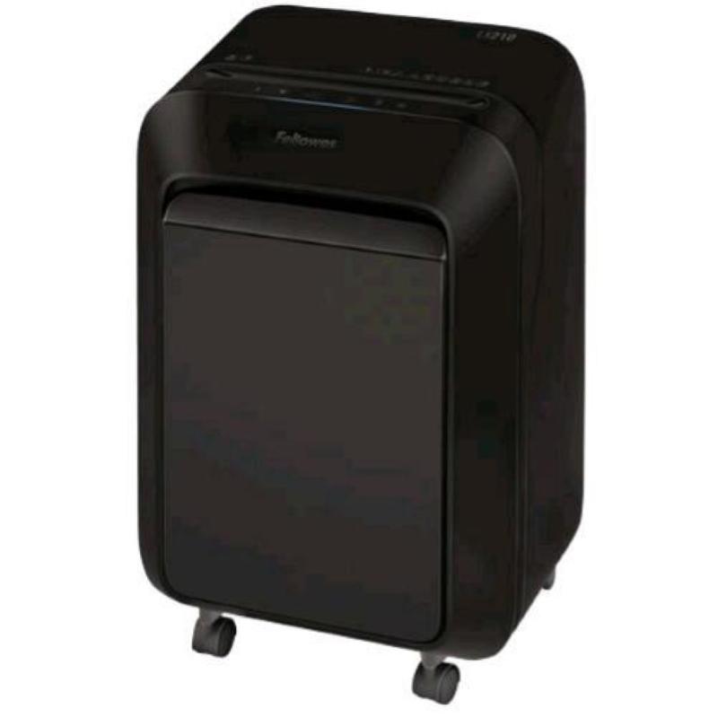 Fellowes lx210 distruggidocumenti a miniframmento cestino 23lt capacita` 16 fogli nero