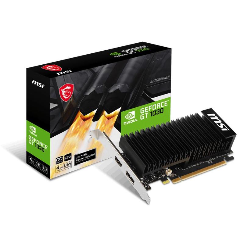 Msi geforce gt 1030 4ghd4 lp oc nvidia 4 gb gddr4
