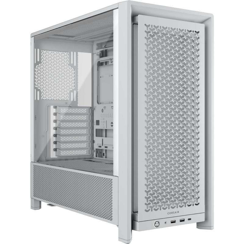 Corsair FRAME 4000D Midi Tower Bianco (FRAME 4000D GAMING CASE E-ATX WHITE) - Immagine 4