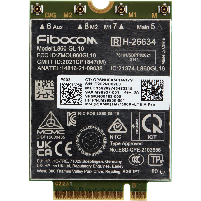 Hp Nero Lte Ap Wwan, Scheda Di Rete, - Immagine 4