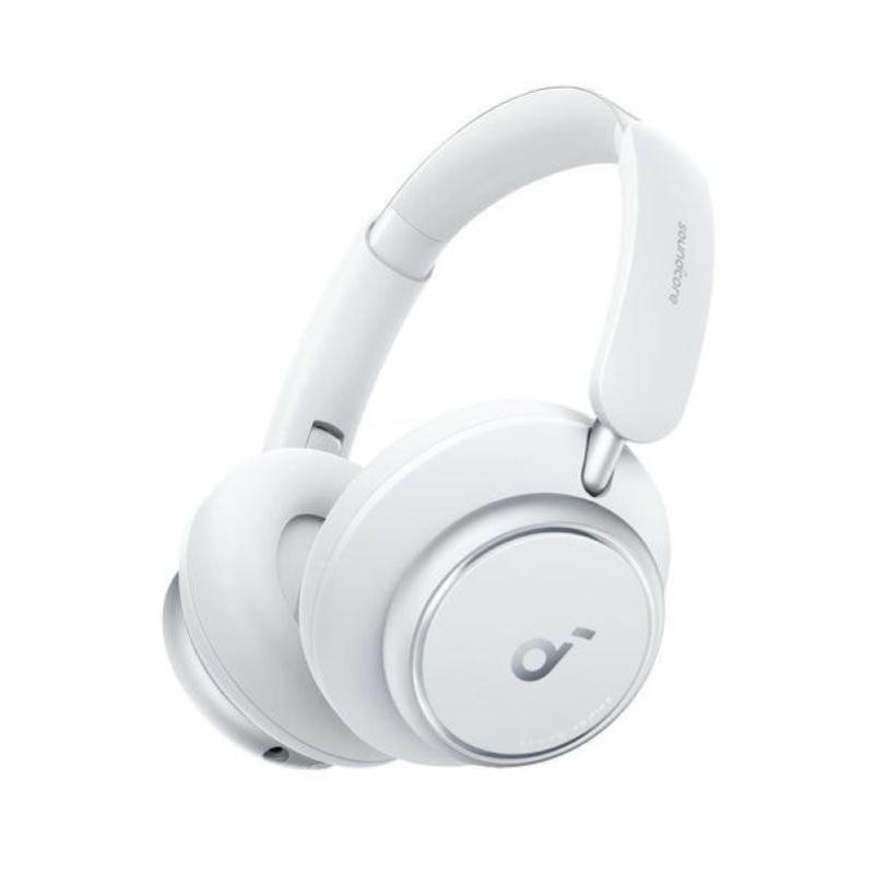 Anker Bianco Handsfree Bluetooth Soundcore Space Q45, Multipoint, A2dp, Anc, A3040g21 - Immagine 2