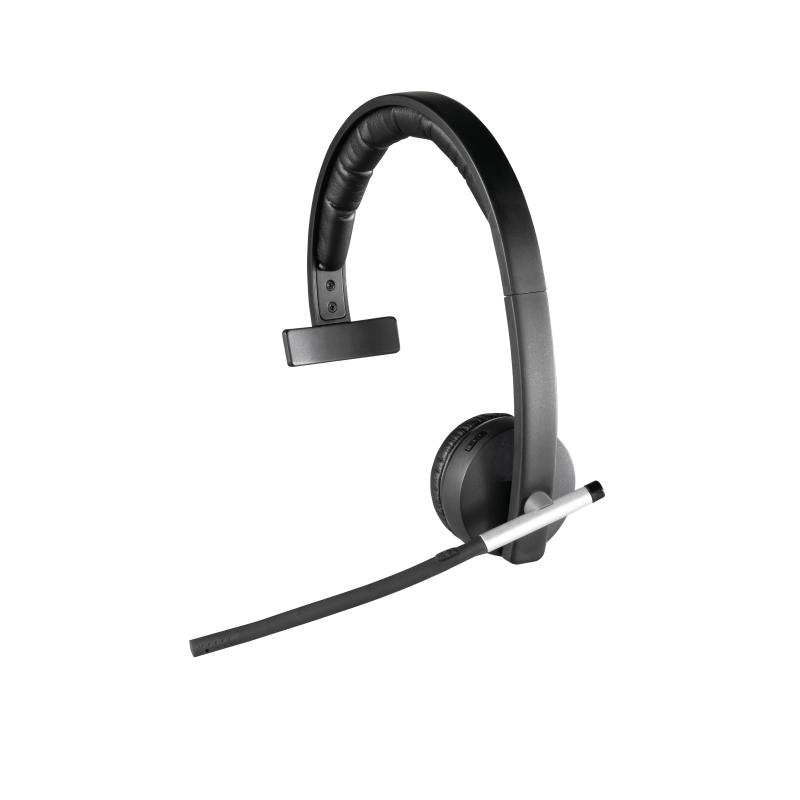 Logitech Nero H820e Auricolare Wireless A Padiglione Ufficio Base Di Ricarica - Immagine 3