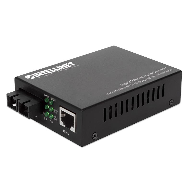Intellinet Gigabit Ethernet Media Converter Fibra SC Multimodale - Immagine 3