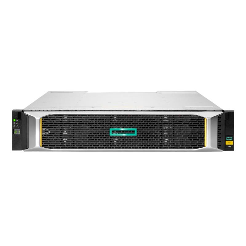 Hpe msa 2060 array di dischi armadio (2u) argento, nero
