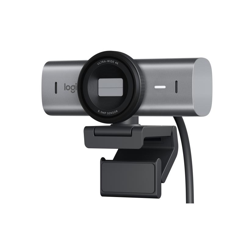 Logitech mx brio 705 for business webcam 8,5 mp 4096 x 2160 pixel usb 3.2 gen 1 (3.1 gen 1) alluminio, nero