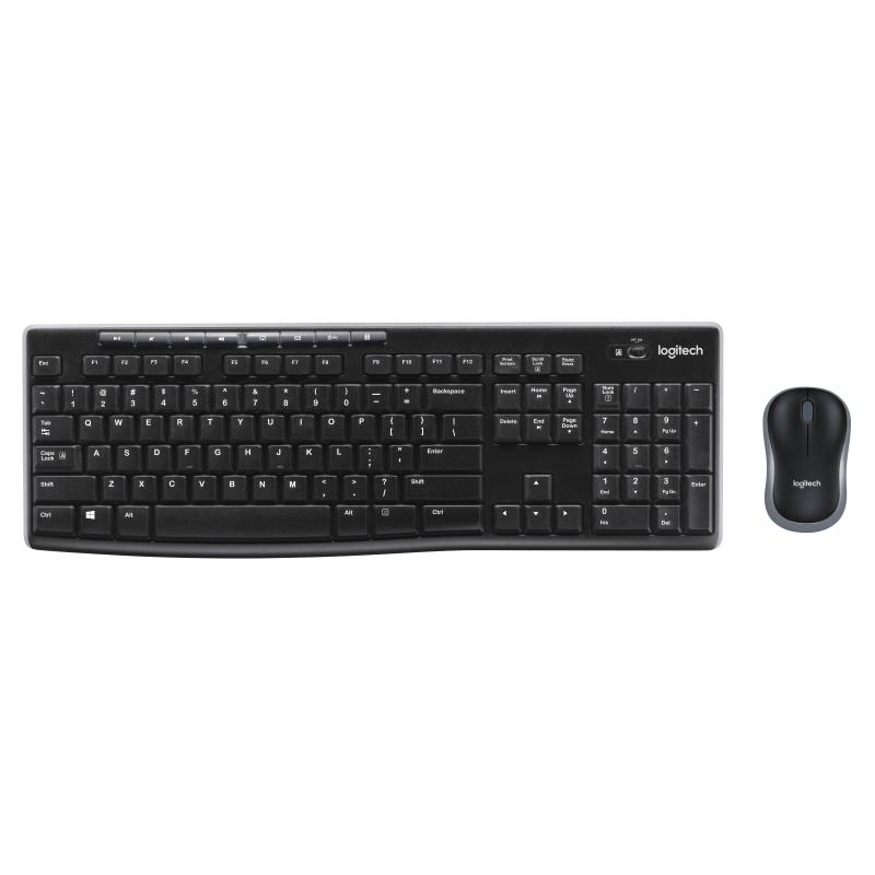 Logitech Nero Kit Di Mouse E Tastiera Wireless Affidabili Mk270 In Francese (Azerty) - Immagine 3