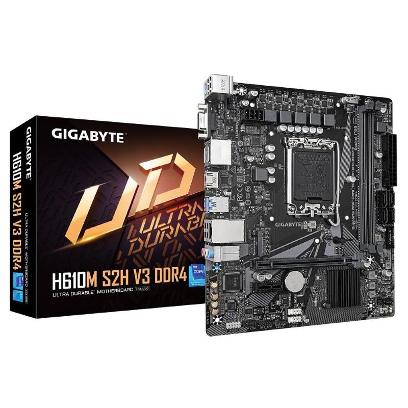 Gigabyte h610m s2h v3 ddr4 scheda madre intel h610 express lga 1700 micro atx