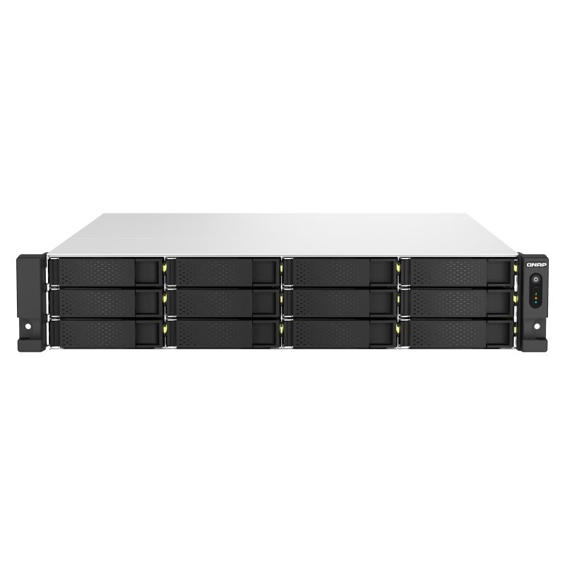 Qnap ts-h1887xu-rp nas armadio (2u) collegamento ethernet lan nero, bianco e-2336