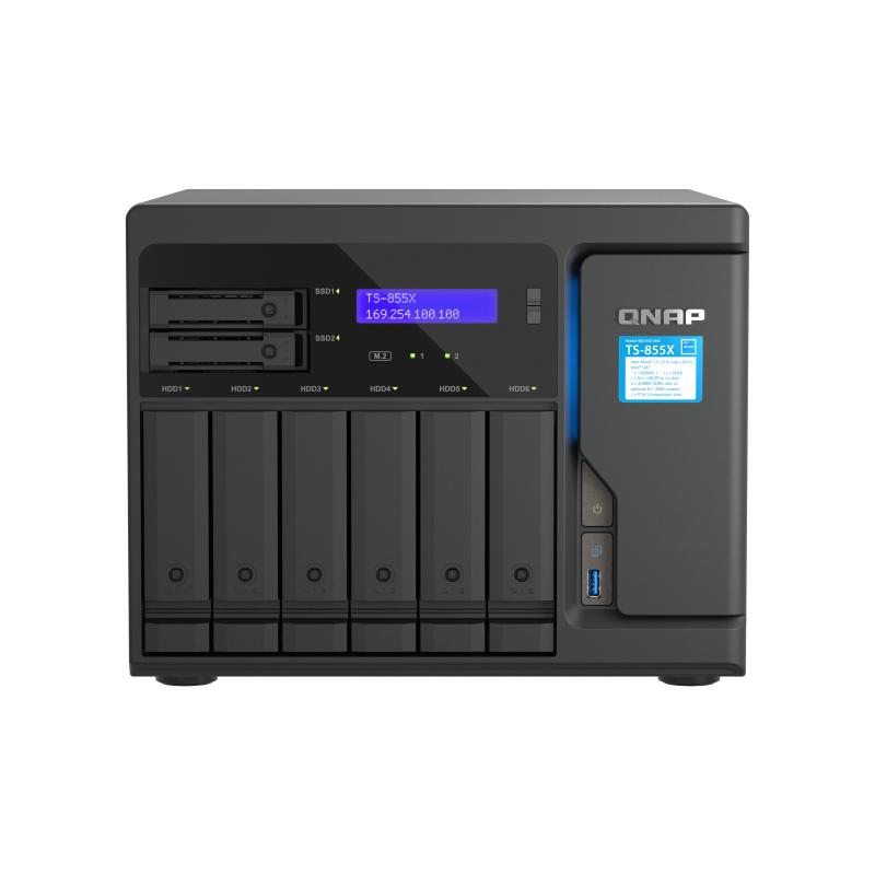TS-855X-8G QNAP TS-855X SAN Tower Intel Atom® C5125 8 GB DDR4 0 TB QNAP QTS Nero - Immagine 7