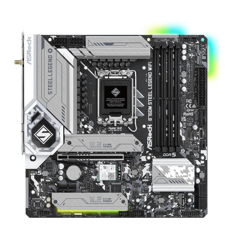 Asrock b760m steel legend wifi intel b760 lga 1700 micro atx