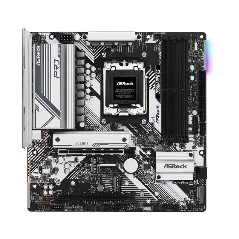 Asrock b650m pro rs amd b650 presa di corrente am5 micro atx
