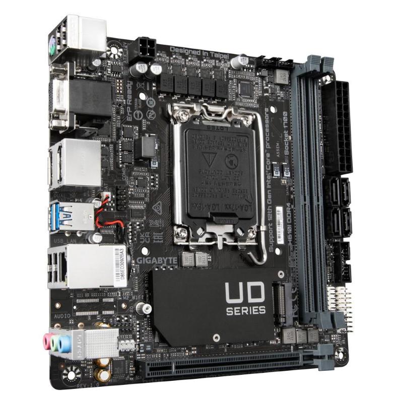 Gigabyte h610i ddr4 scheda madre intel h610 express lga 1700 mini itx