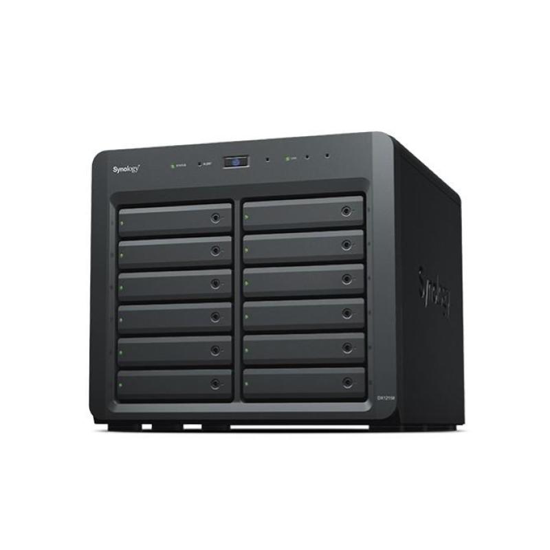 Synology dx1215ii contenitore di unità di archiviazione box esterno hdd/ssd nero 2.5/3.5\