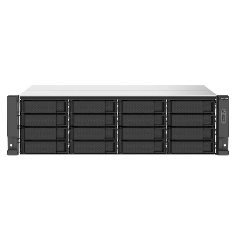 Qnap ts-1673au-rp-16g server nas e di archiviazione armadio (3u) collegamento ethernet lan nero, grigio v1500b