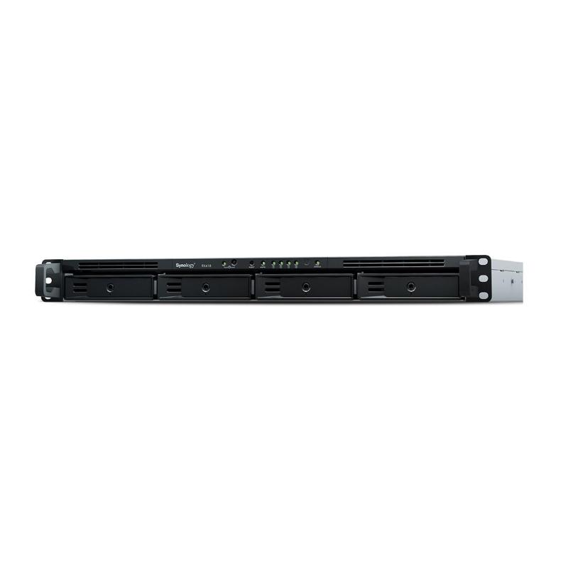 Synology rx418 array di dischi rack (1u) nero, grigio
