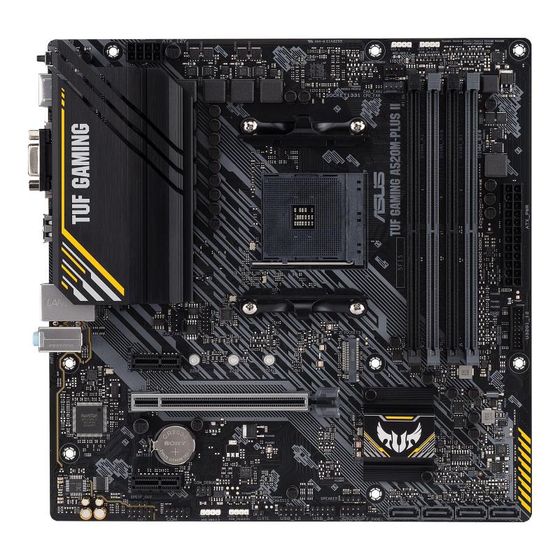 Asus tuf gaming a520m-plus ii amd a520 socket am4 micro atx