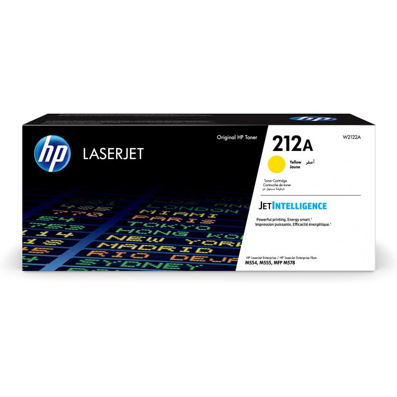 Hp cartuccia toner giallo originale laserjet 212a