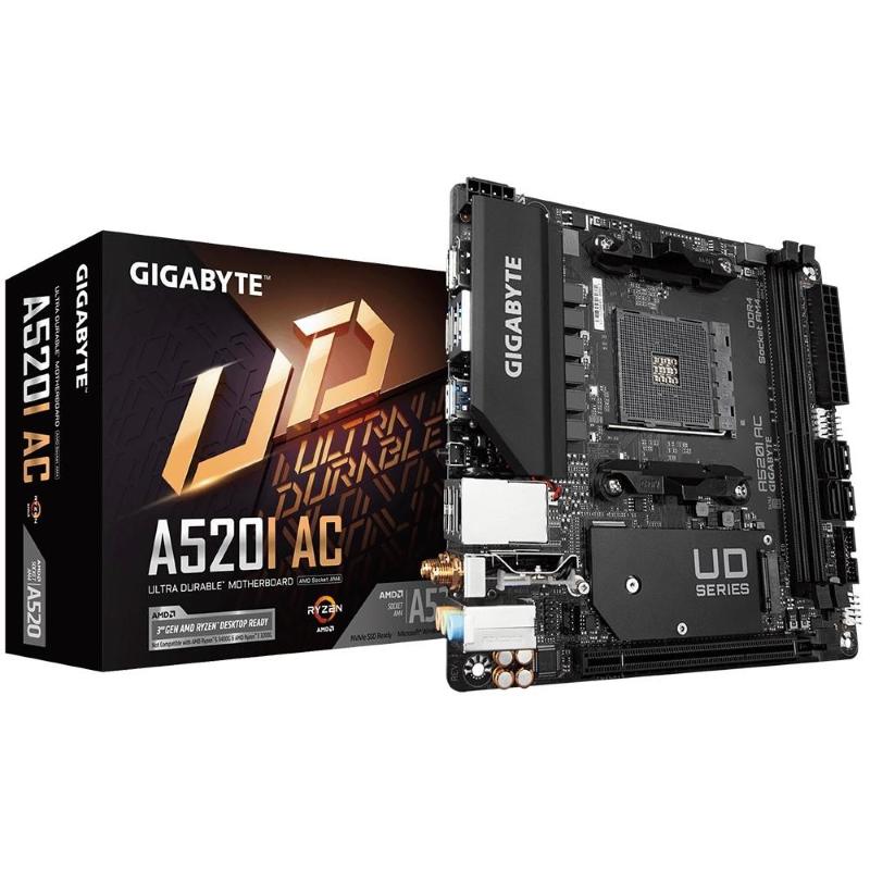 Gigabyte a520i ac scheda madre amd a520 socket am4 mini itx