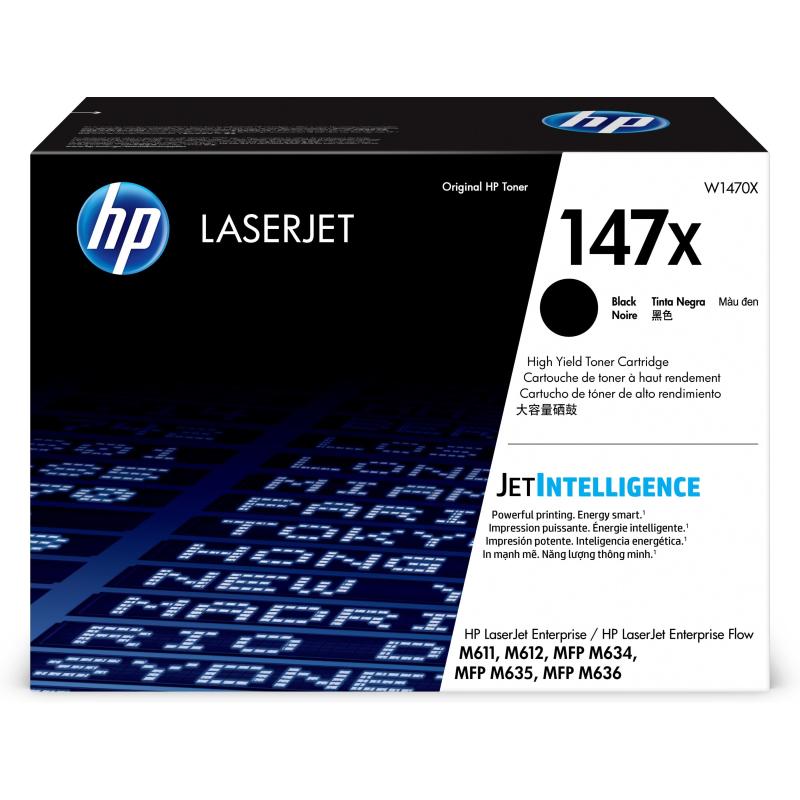 Hp laserjet cartuccia toner nero originale 147x ad alta capacità