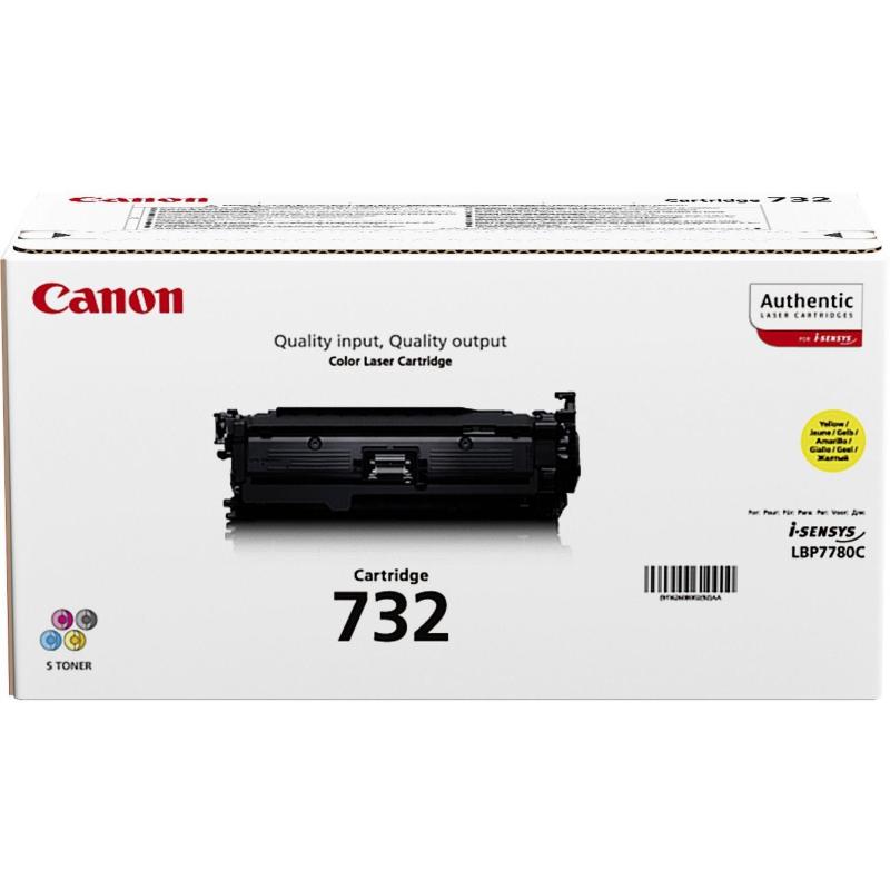 Canon 732y cartuccia toner 1 pz originale giallo