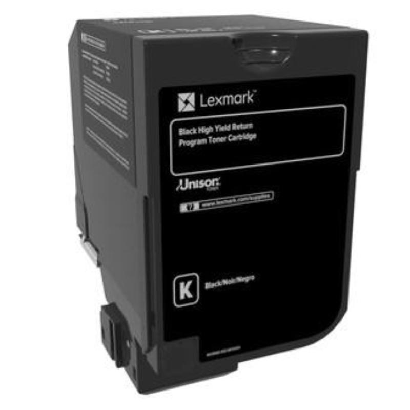 Lexmark 74c2hk0 cartuccia toner 1 pz originale nero