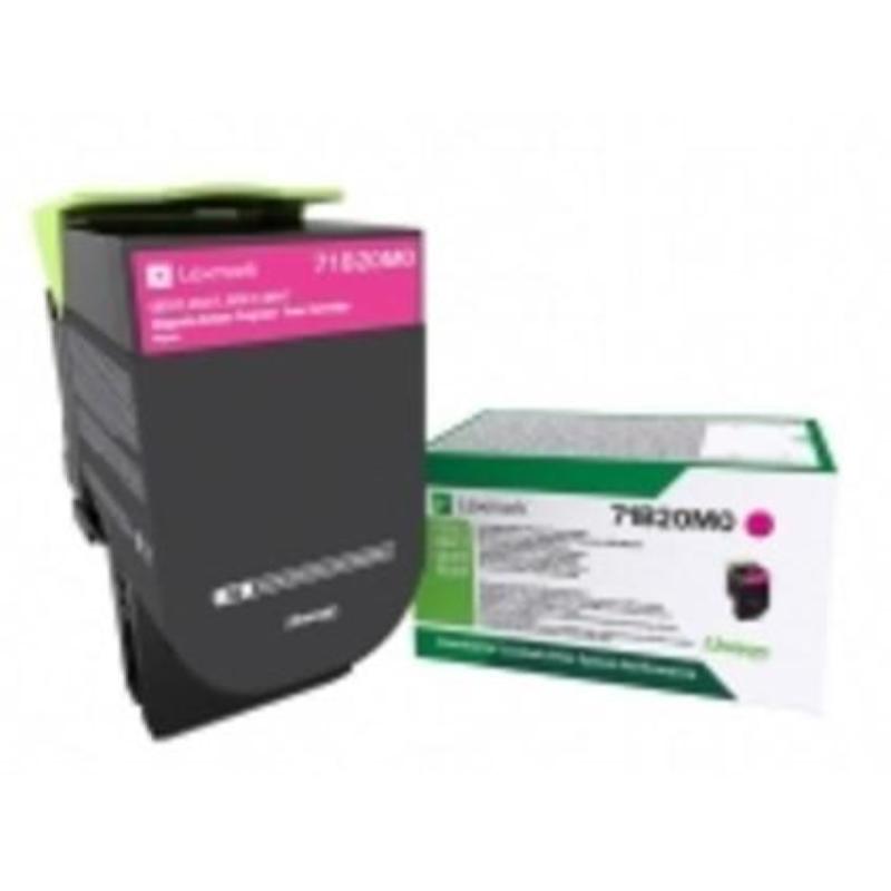 Lexmark 71b20m0 cartuccia toner 1 pz originale magenta
