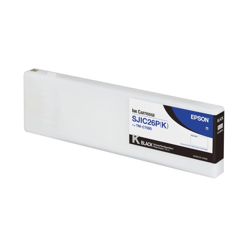 Epson sjic26p(k): ink cartridge for colorworks c7500 (black)