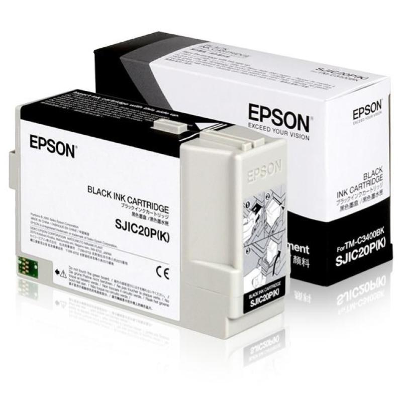 Epson sjic20p(k) - ink cartridge for tm-c3400bk (black)